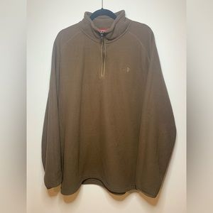The North Face Mens Brown Zip Pullover Size XXL